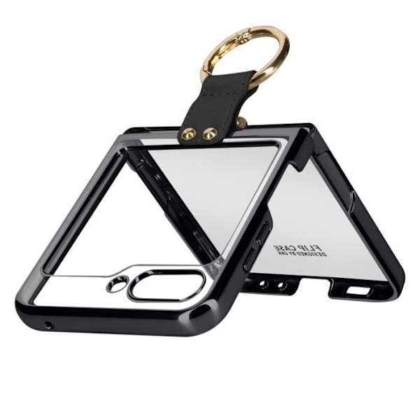 Ringetui til Samsung Galaxy Z Flip 5 Polycarbonate Series Ringetui Sort Svart Transparent