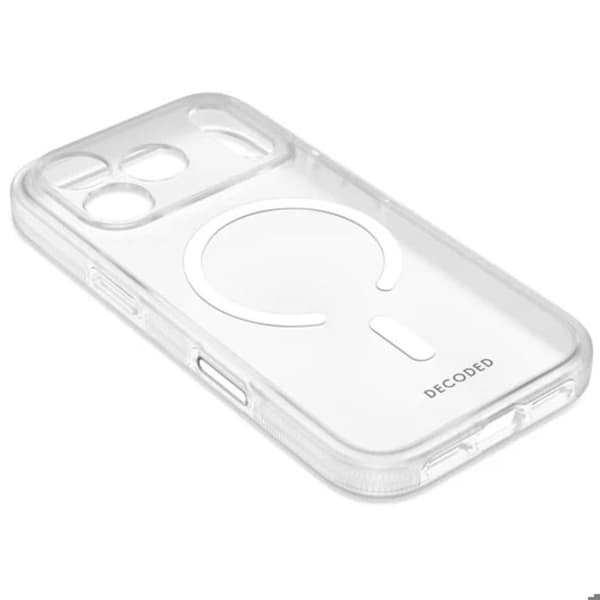 MagSafe-cover til iPhone 18 Pro Serie DropTec Forstærket Decoded Hvid Vit