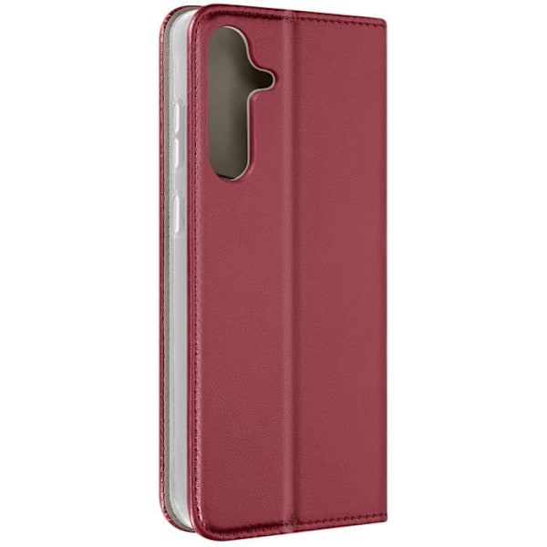 Etui til Samsung Galaxy S24 tegnebog Magnetisk stativ Funktion Burgundy Röd