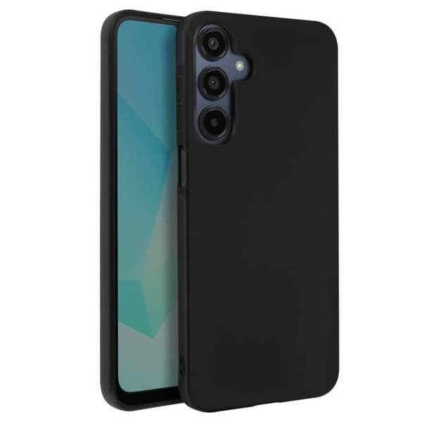 Coque - Samsung - Galaxy A16 - Silikone Blød - Beskyttelse mod Rids - Mat Finish Svart