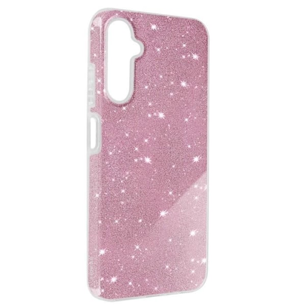 Fodral till Samsung Galaxy A05s - AVIZAR - Halvstyvt silikonglitter - Rosa Rosa