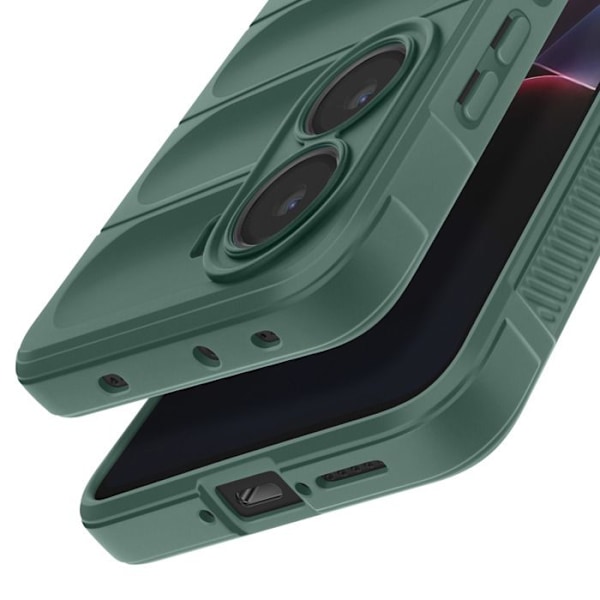 Coque för Poco X7 Pro Stötsäker Silikon Grön Grön