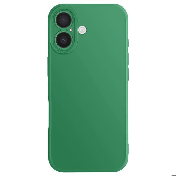Siliconfodral för iPhone 17 med förstärkning för kamera i grön Grön