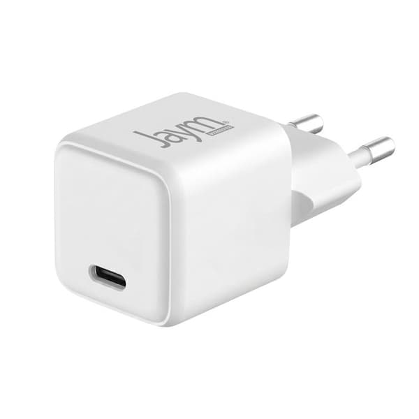 USB-C 35W PD / PPS Kompakt GaN Hurtig Oplader Jaym Hvid Vit