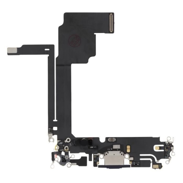 Latausliitin - AVIZAR - iPhone 15 Pro Max - USB C - Mikrofoni - Kuningas Sininen Titani Blå