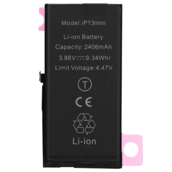 Internt batteri iPhone 13 Mini 2406mAh 100 % kompatibel Ersätter A2660