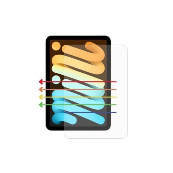 Skærmbeskyttelse til iPad Mini 8,3" Polybag Edition i Tempereret Glas MW Transparent Transparent