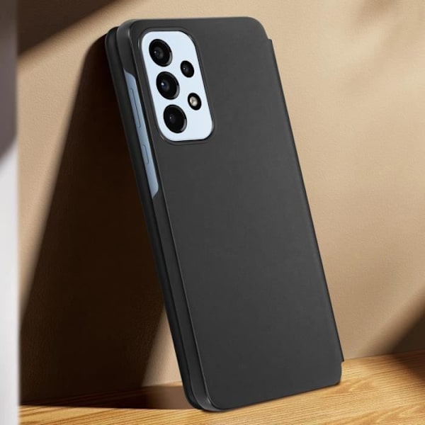 Flip lompakkokotelo Suunniteltu Samsung Galaxy A33 5G Flip-korttitelineelle Samsung Black Svart