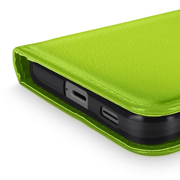 Étui för Samsung Galaxy S25 Edge Flip Portfölj Stöd Mayaxess Grön Grön