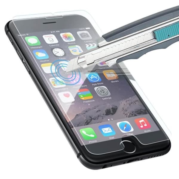 Filmskydd - Avizar - iPhone 6/6S - Härdat Glas - Transparent - Stötresistent Transparent