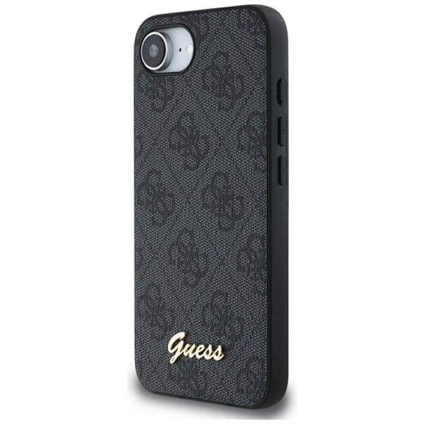 Coque Guess 4G MagSafe-logolla iPhone 16e:lle (mustaa) svart