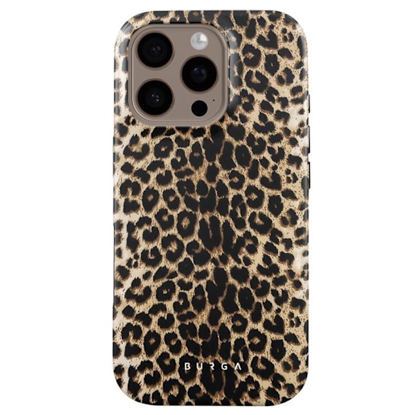 Coque MagSafe til iPhone 16 Pro Elegant Design Player Burga Brun kastanj