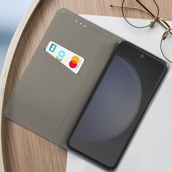 AVIZAR Fodral till Samsung Galaxy S23 FE - Stativfunktion - Svart Svart