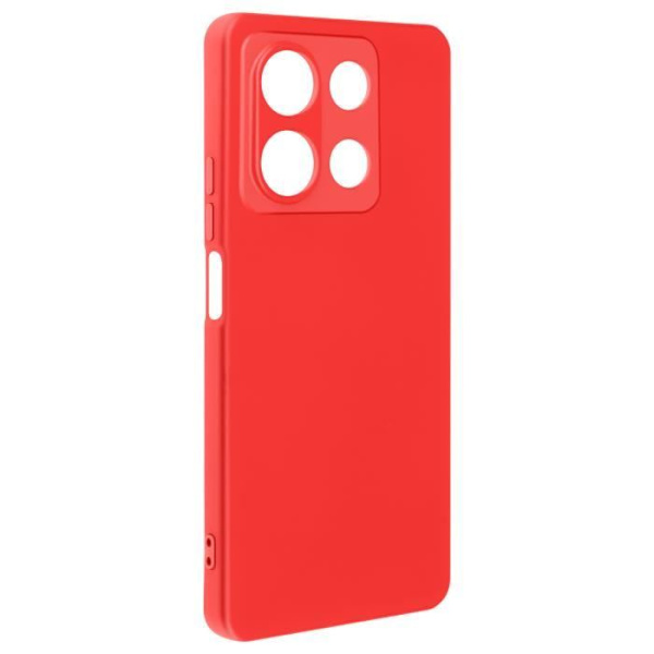 Smartphonefodral - AVIZAR - Xiaomi Redmi Note 13 5G - Röd - Halvstyv - Matt anti-fingeravtrycksfinish Röd