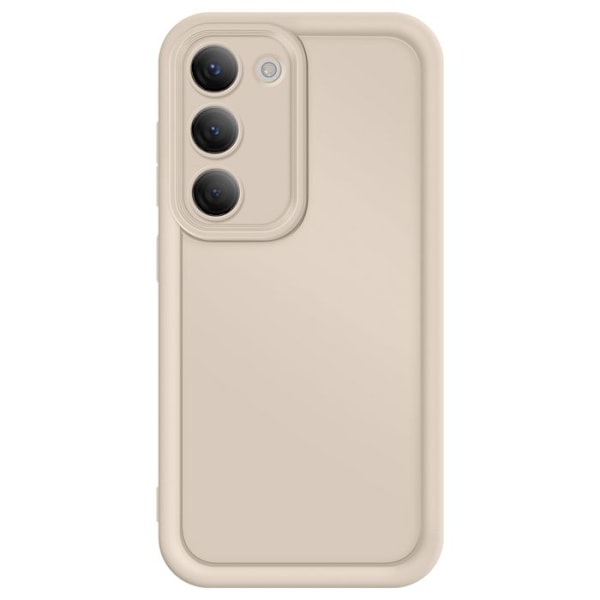 Silikonfodral för Samsung Galaxy S23 Mjuk Beröring Upphöjda Kanter Beige Beige