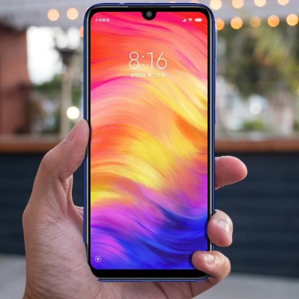 Täydellinen lohko - XIAOMI - Redmi Note 7 - LCD-näyttö - Musta Vaihtokosketuslasi Svart