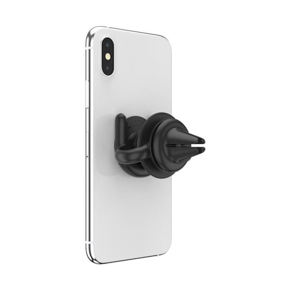 Autotuki - POPSOCKETS - PopGrip - Musta - Kiinnitys tuuletusritilään - Voimakkuuden säätö sort