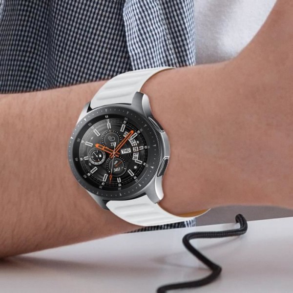 Armband för Honor Magic Watch Watch GS3 Flexibel magnetfäste Vit