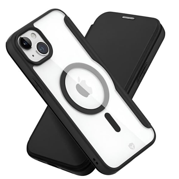 Cover til iPhone 15 Plus Force Cover Stødsikker MagSafe Cover 2m Sort