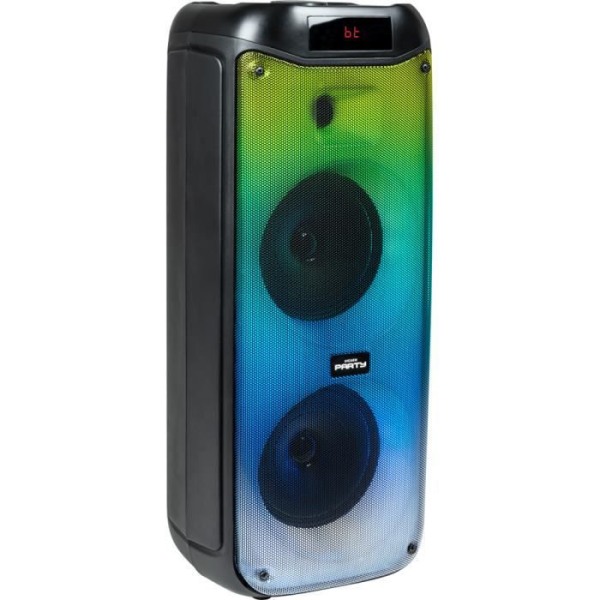 Bluetooth-højtaler - Bigben - PARTY Størrelse L - 200 Watt - Bluetooth 5.0 - LED lys effekter Sort
