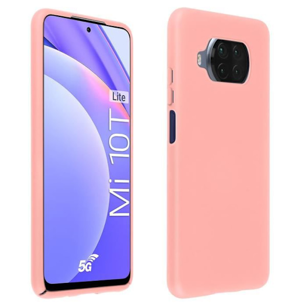 Skyddsfodral - AVIZAR - Xiaomi Mi 10T Lite - Flexibel silikon - Rosa - Mjuk finish Rosa