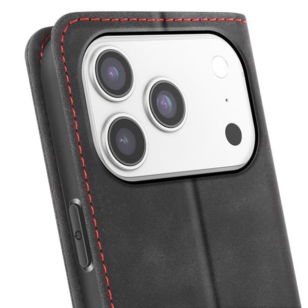 iPhone 17 Pro Etui - TACTICAL - Model Xproof - Video Støtte - Kortlomme - Sort Svart