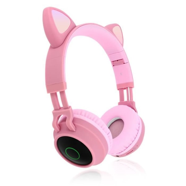 Bluetooth-hörlurar - AVIZAR - Cat Ears - Lätt animation - 12h batteritid - Blandat Rosa