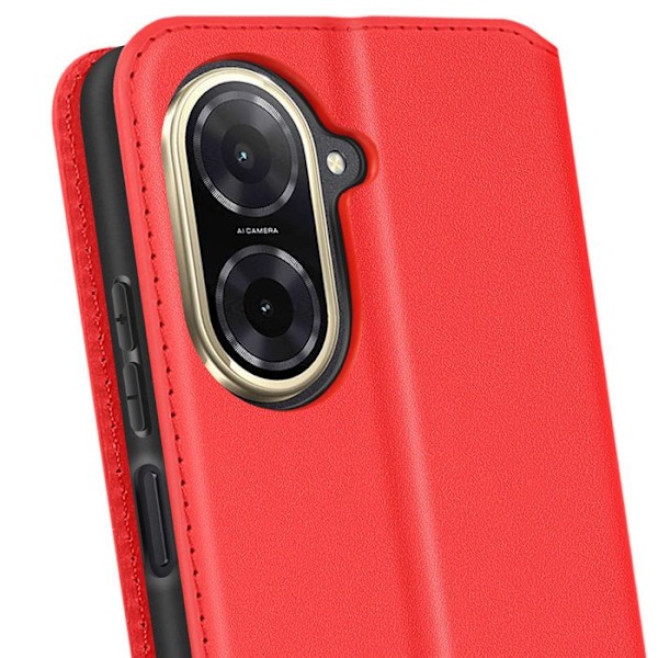 Etui til Xiaomi Redmi A5 Klap, Kortholder og Video Støtte Rød Röd