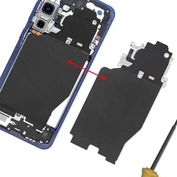 NFC Antenne Modul til Galaxy S25 Plus Reparation Stabilt Netværkssignal Samsung Sort Svart