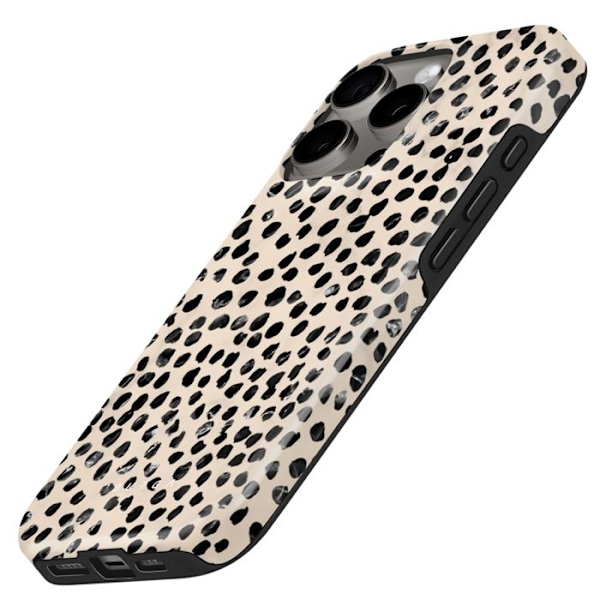 Coque MagSafe til iPhone 16 Pro Max Elegant Mønster Almond Latte Burga Beige Beige