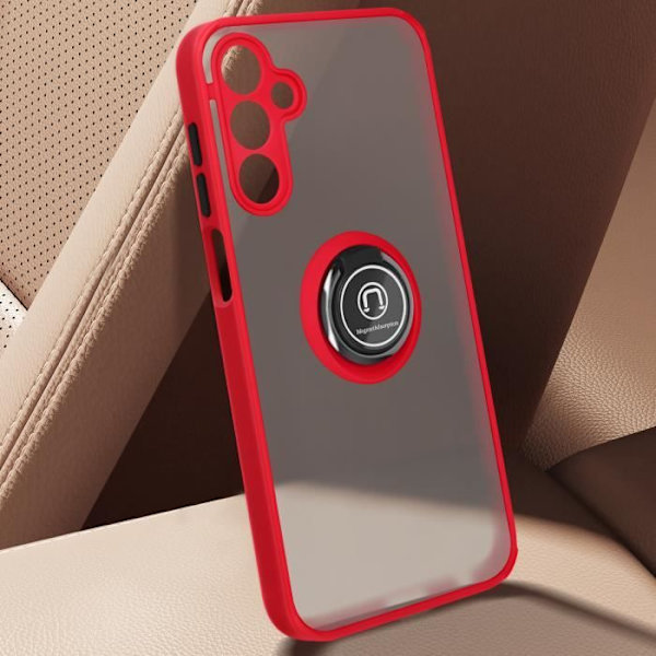 Suojakuori Samsung Galaxy A15 5G Metal Ring Stand Function Red