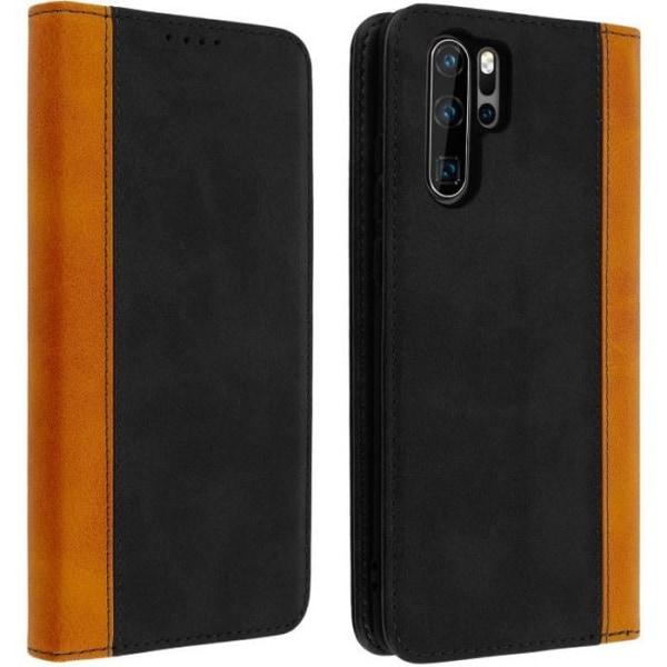 Huawei P30 Pro Case Lompakkokortti Tallennusvideotuki Musta