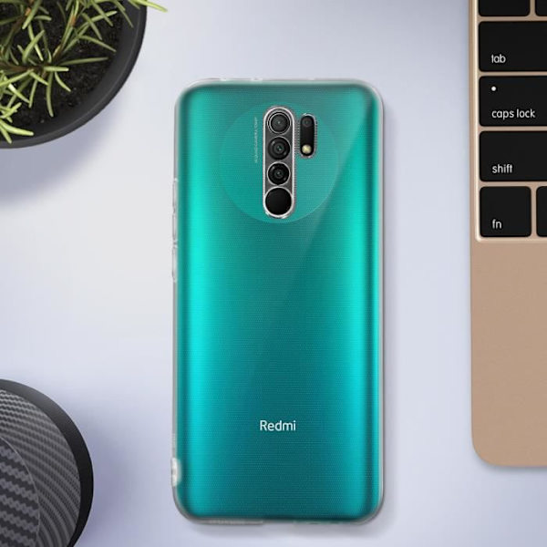 Coque - AVIZAR - Xiaomi Redmi 9 - Silikon Gel Flexibel - Stötsskydd - Ultra-tunn Vit