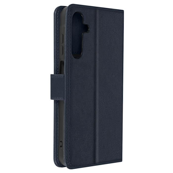 Midnight Blue Wallet og Video Holder Case til Samsung Galaxy A05s - AVIZAR - Chesterfield Blå