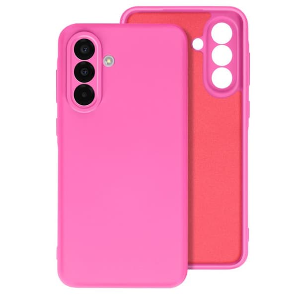 Coque Soft-Touch til Galaxy A37 i Semi-hård Antiskrid Silikone Fuchsia Ros