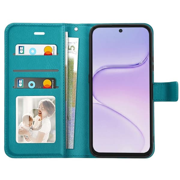 Pungetui til Honor 600 med videostøtte og håndledsrem Mayaxess Turkis Blå