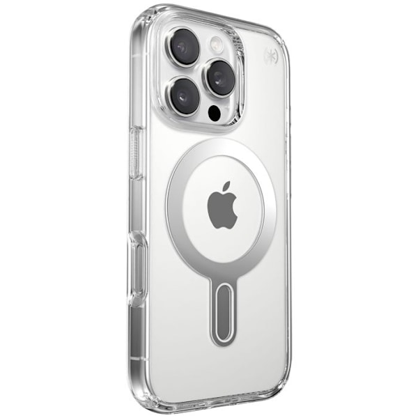 Coque MagSafe til iPhone 16 Pro Max Anti-fald Presidio Perfect-Clear Speck Transparent Vit