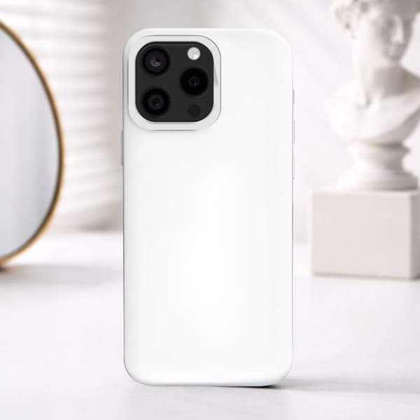 Skyddsfodral för iPhone 15 Pro Max SolidX Stötsäker Trådlös Laddning Kompatibel Rhinoshield Vit Vit