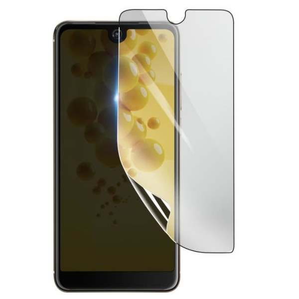 Skyddsfilm - 3MK - Wiko View 2 - Stötsäker Hydrogel - Transparent - Reptålig Transparent