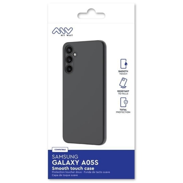 Suojakuori Samsung Galaxy A05S Smoothielle, TPU Myway Black Svart