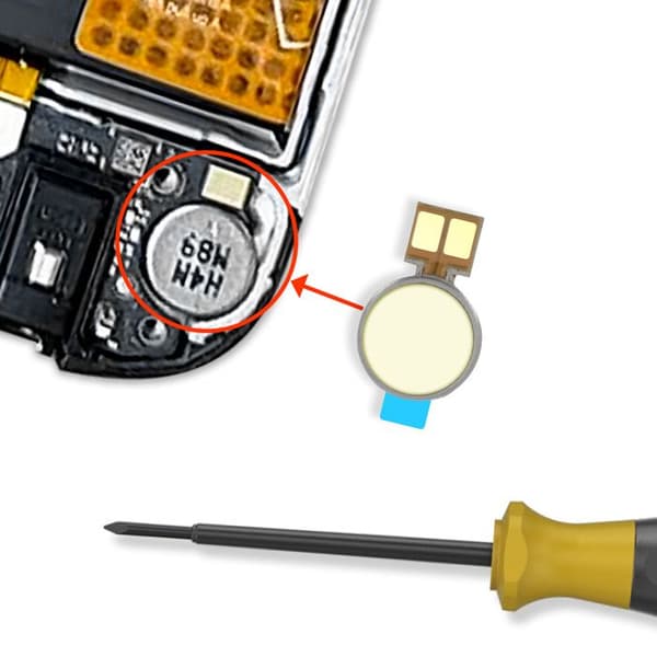 Vibrationsmotor Kompatibel med Redmi 15C 5G / 4G og Poco C85 4G Grå Grå