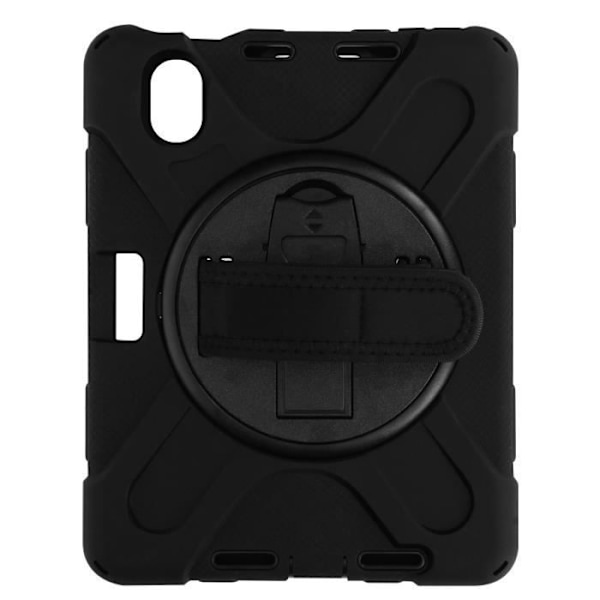 iPad Mini 2021 -kotelo - AVIZAR - Iskunkestävä hybridi - Pyörivä kahva - Kickstand Video Support - Musta Svart