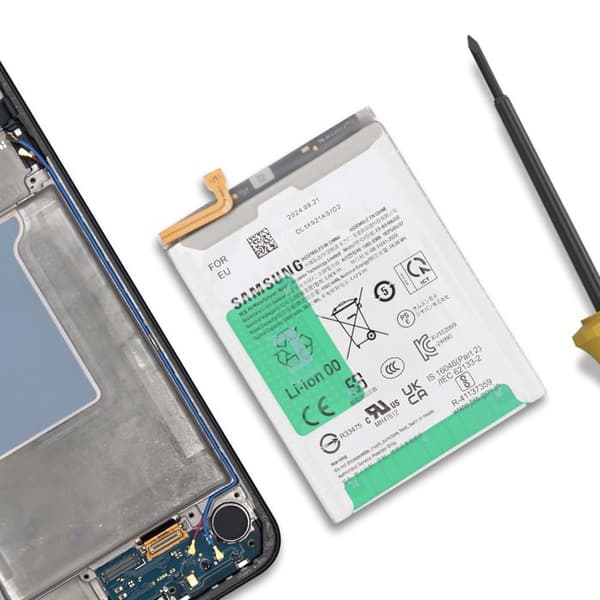 Batteri - SAMSUNG - Galaxy A26 - 5000mAh - Litiumjon - Service Pack Grå Grå