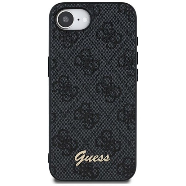 Coque Guess 4G MagSafe-logolla iPhone 16e:lle (mustaa) svart