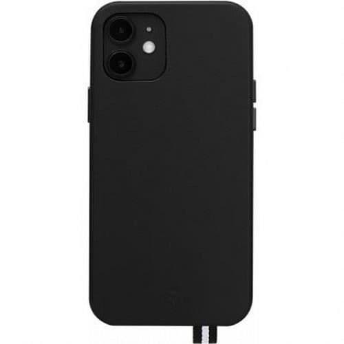 Beskytter - ARTEFAKT - iPhone 12 mini - Læder i fuld kvalitet - Sort - Elegant Svart