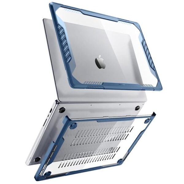 Bumper Case - SUPCASE - MacBook Pro 14" - Stötsäker - Gradient kontur - Blå Transparent