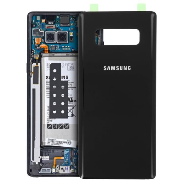 Original Samsung Galaxy Note 8 batteriskal bak skal - svart