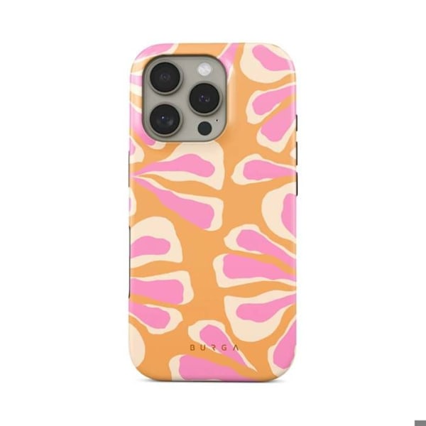 Coque för iPhone 16 Pro - Burga - Aloha - MagSafe - Dubbel lager - Flerfärgad Svart