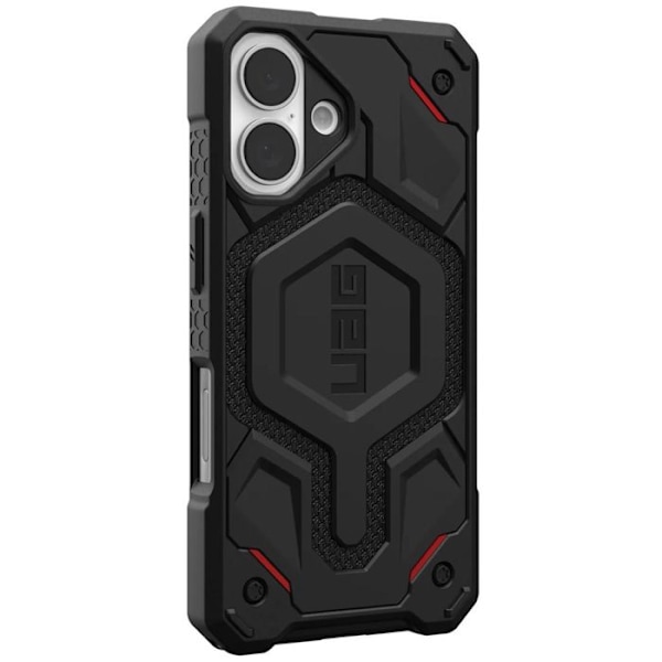 Coque til iPhone 16 - UAG Monarch Pro - Kevlar Sort