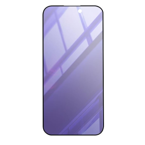Skærmbeskytter - AVIZAR - iPhone 14 Pro Max - Hærdet glas - Anti-blåt lys - Ridsefast Svart